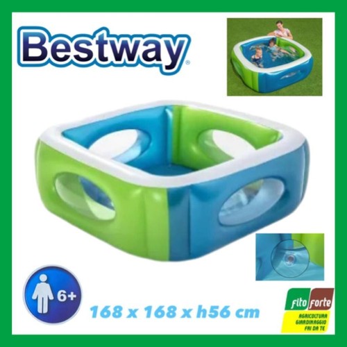 Piscina gonfiabile quadrata - gonfiabile,
