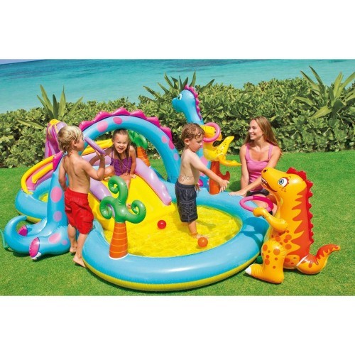 Piscina con scivolo parco per - piscina,