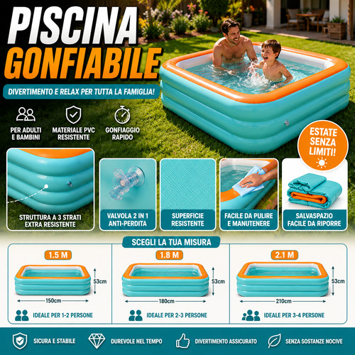 Piscina gonfiabile - piscina,